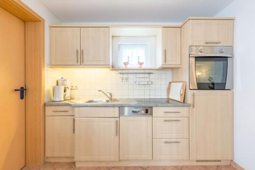 Dapur atau dapur kecil di Ferienhof Karl's Ruhe, "Sommerhaus"