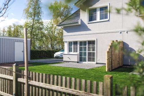 Bygningen som feriehuset ligger i