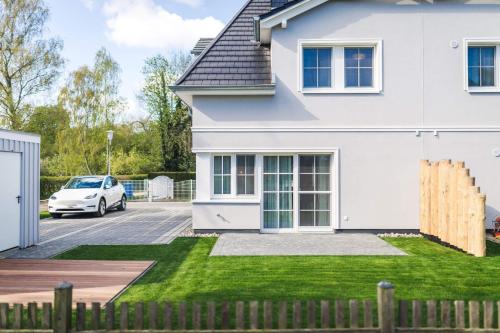 Bygningen som feriehuset ligger i