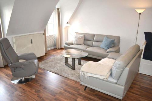 Χώρος καθιστικού στο Haus Heß Ferienwohnung Nr 07