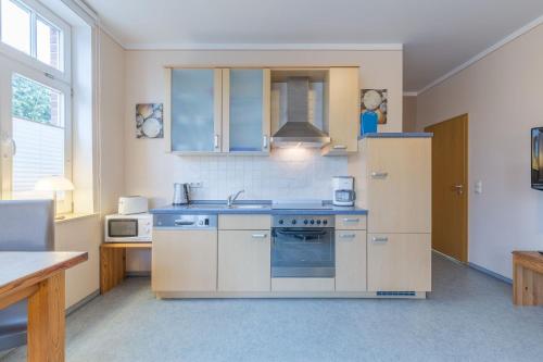 Kuchyň nebo kuchyňský kout v ubytování Haus Tarnewitz, Ferienwohnung 03