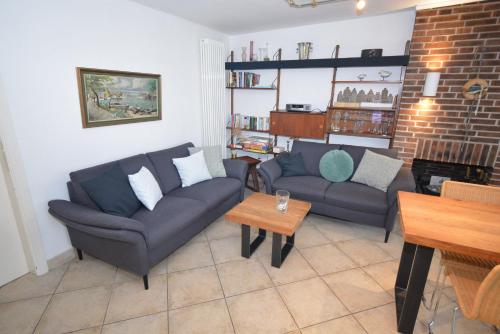 Χώρος καθιστικού στο Lille Hus Ferienhaus