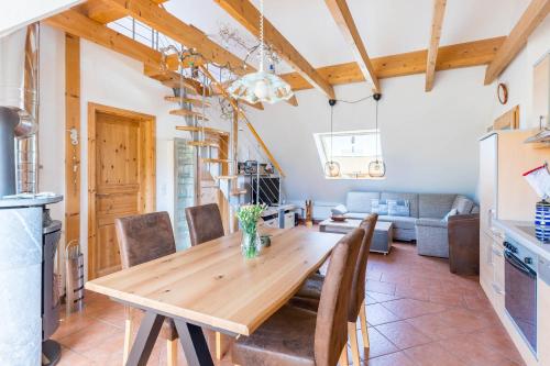 Kuchyň nebo kuchyňský kout v ubytování Sonnenblick "Wohnung 9"