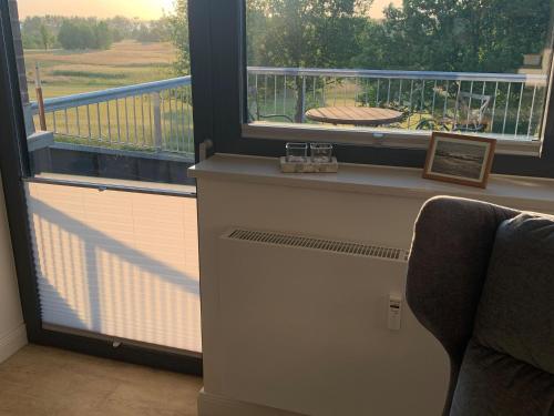 Balkoni atau teres di Ferienwohnung "Meerlicht - 34"