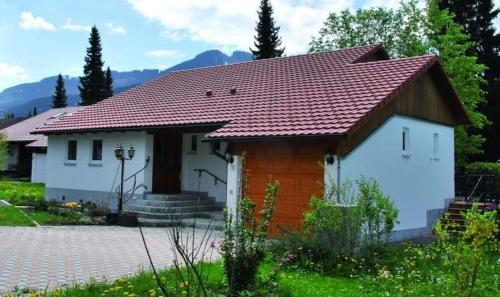 Bygningen som feriehuset ligger i