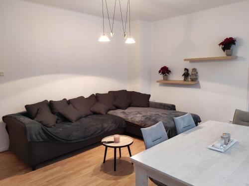 Et opholdsområde på Ferienwohnung Ruben