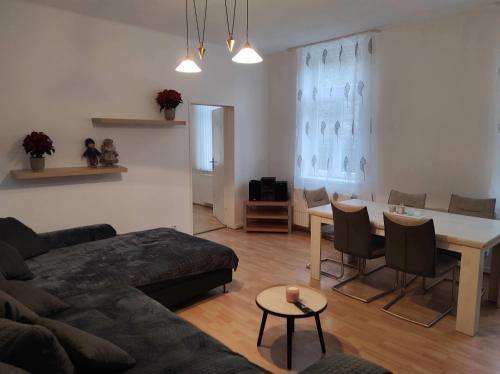 Et opholdsområde på Ferienwohnung Ruben