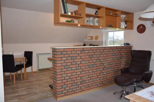 Χώρος καθιστικού στο Kröger, Ferienwohnung