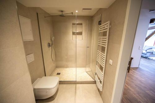 Ένα μπάνιο στο Exklusive Apartments im Gründerzeitjuwel