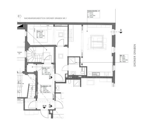 Κάτοψη του Exklusive Apartments im Gründerzeitjuwel
