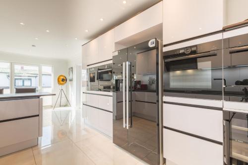 Kuchyň nebo kuchyňský kout v ubytování Ferienhaus "SAPHIR"