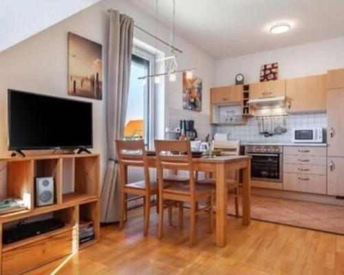 Η κουζίνα ή μικρή κουζίνα στο Waldstr 34 Wo 05