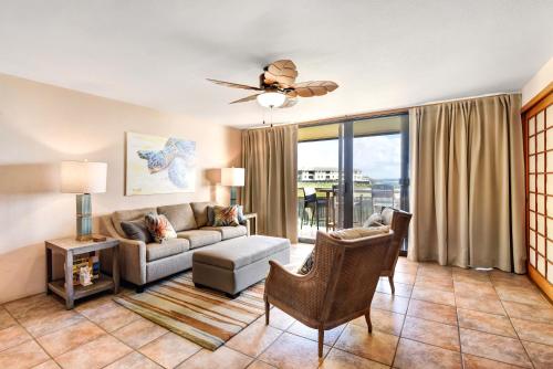 Zona de estar de The Turquoise Turtle- AC-Pool-Ocean View