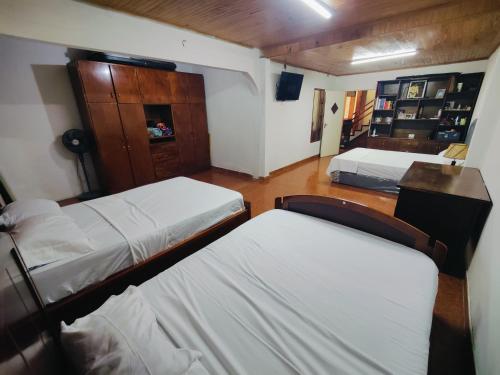 Postel nebo postele na pokoji v ubytování Casa Quinta disponible para WRC