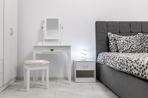 Katil atau katil-katil dalam bilik di Apartament Roxy
