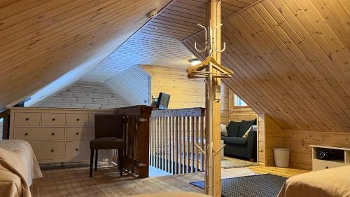 Posezení v ubytování Villa Goahti - Kantokelo