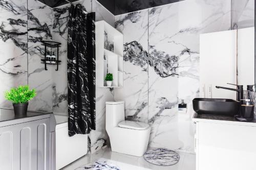 Χώρος καθιστικού στο Sky Flat