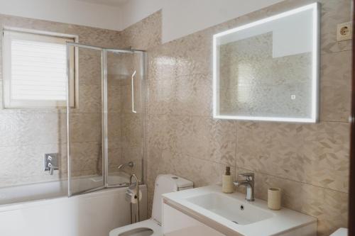 Koupelna v ubytování House Villa Petar 1