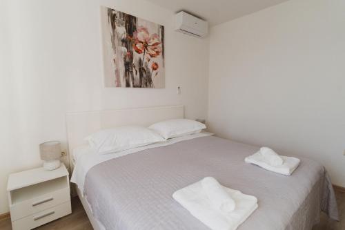 Postel nebo postele na pokoji v ubytování House Villa Petar 1
