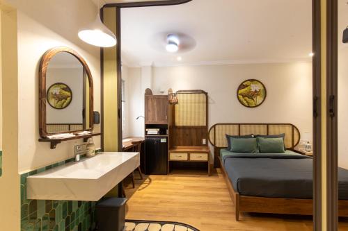 Χώρος καθιστικού στο Ann Concept - Self service Homestay