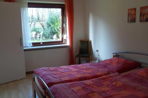 Postel nebo postele na pokoji v ubytování Ferienwohnung Batram