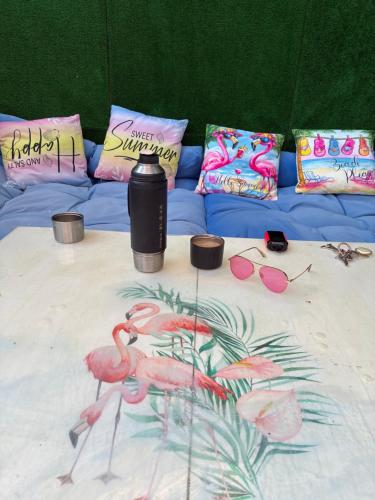 Khu vực ghế ngồi tại Casa Flamingo