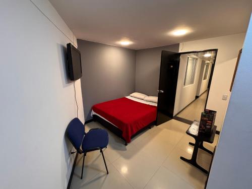 Μια τηλεόραση ή/και κέντρο ψυχαγωγίας στο Hotel Bogotá Suites Teusaquillo