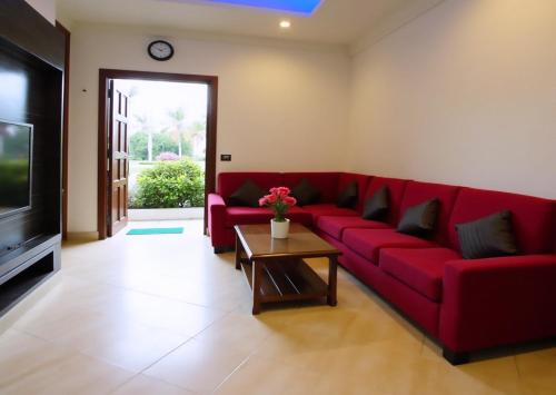 Posezení v ubytování Sathma Serenity Villa