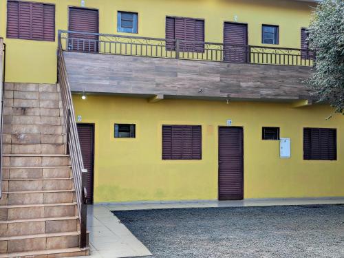 El edificio en el que está la posada