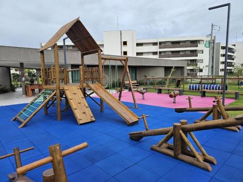 Ο χώρος παιχνιδιού για παιδιά στο Beach Class Summer, Praia de Cupe. Próximo ao centro Porto de Galinhas