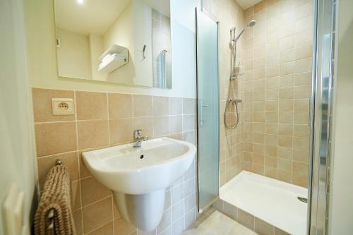 Koupelna v ubytování B&B Maryline