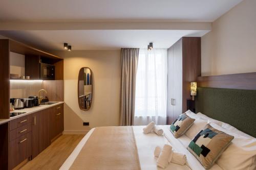 Ένα ή περισσότερα κρεβάτια σε δωμάτιο στο Sol St Mande - 2 pers- 32