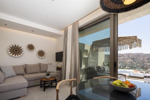 Posezení v ubytování Galux Pool Homes