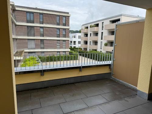 Balkoni atau teres di Blue Riverside Apartments