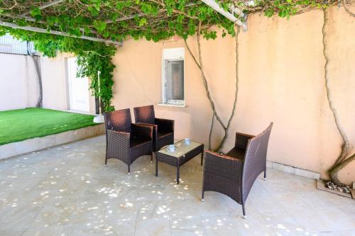 Χώρος καθιστικού στο Apartments Deak