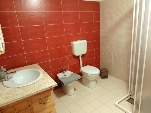 Koupelna v ubytování b&b Enantio