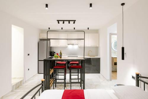 Кухня или мини-кухня в Luxury apartment Bonaca
