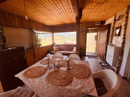 Χώρος καθιστικού στο Cottage Luca