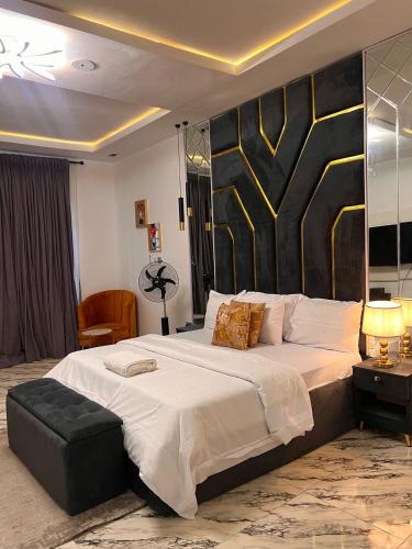 Postel nebo postele na pokoji v ubytování Luxury Duplex