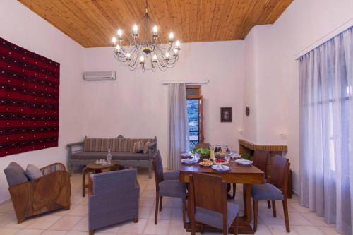 Χώρος καθιστικού στο Villa Christini