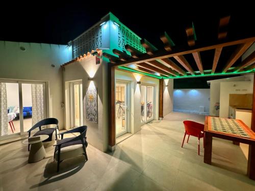 Ruang duduk di Casita del Toro