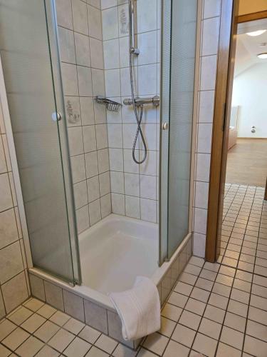 Ένα μπάνιο στο Hotel garni Zur Krim