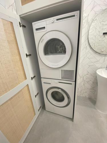 Ένα μπάνιο στο Villa Solaria