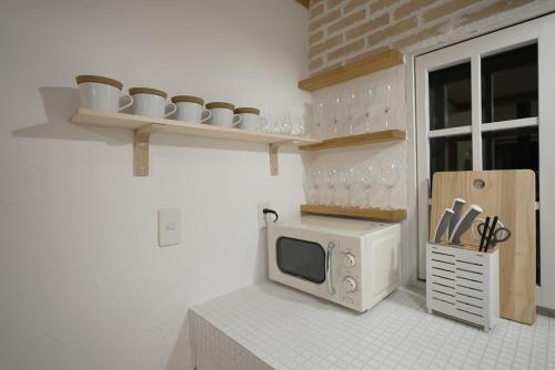 Η κουζίνα ή μικρή κουζίνα στο Forest Villa Sunland
