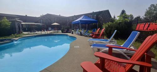 Piscina en o cerca de Condo Hôtel Magog Orford