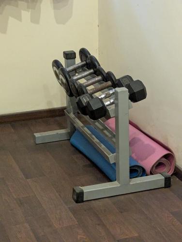 Γυμναστήριο ή/και όργανα γυμναστικής στο AVM Comforts Inn Koramangala