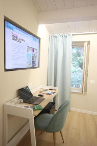 TV o dispositivi per l'intrattenimento presso Photomusic Boutique Rooms