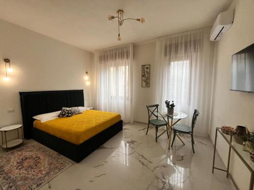 Katil atau katil-katil dalam bilik di Central home Cagliari