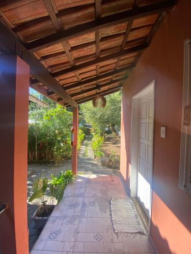 Hospedagem Morada Aguiar - casa e kitnetにある庭