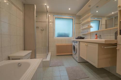 Koupelna v ubytování Ferienwohnung mit Bergblick in Bad Bleiberg